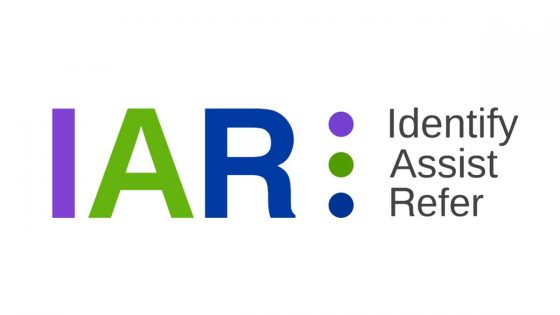 IAR logo (Identify, Assist, Refer)