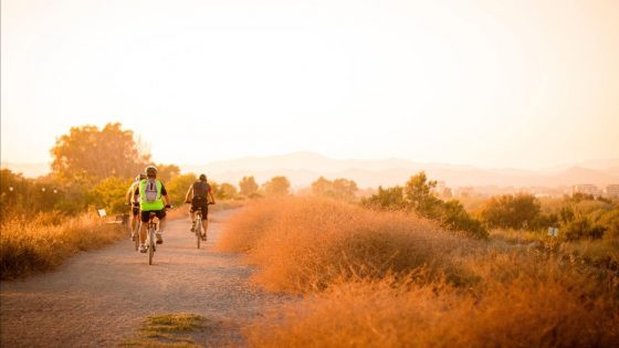image of people biking on greenbelt trail