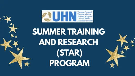 UHN Summer Training and Research (STAR) Program