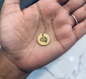 Image of a brain pendant